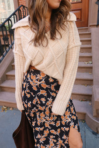 NEW Promesa Chunky Collared Sweater (S)