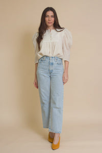 Current Air Puff Sleeve Top (M)