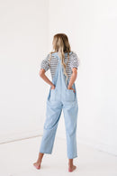 Polagram Ruffle Denim Jumpsuit (L)