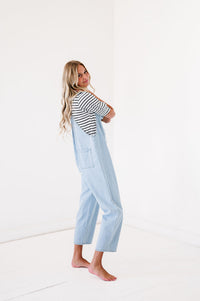 Polagram Ruffle Denim Jumpsuit (L)