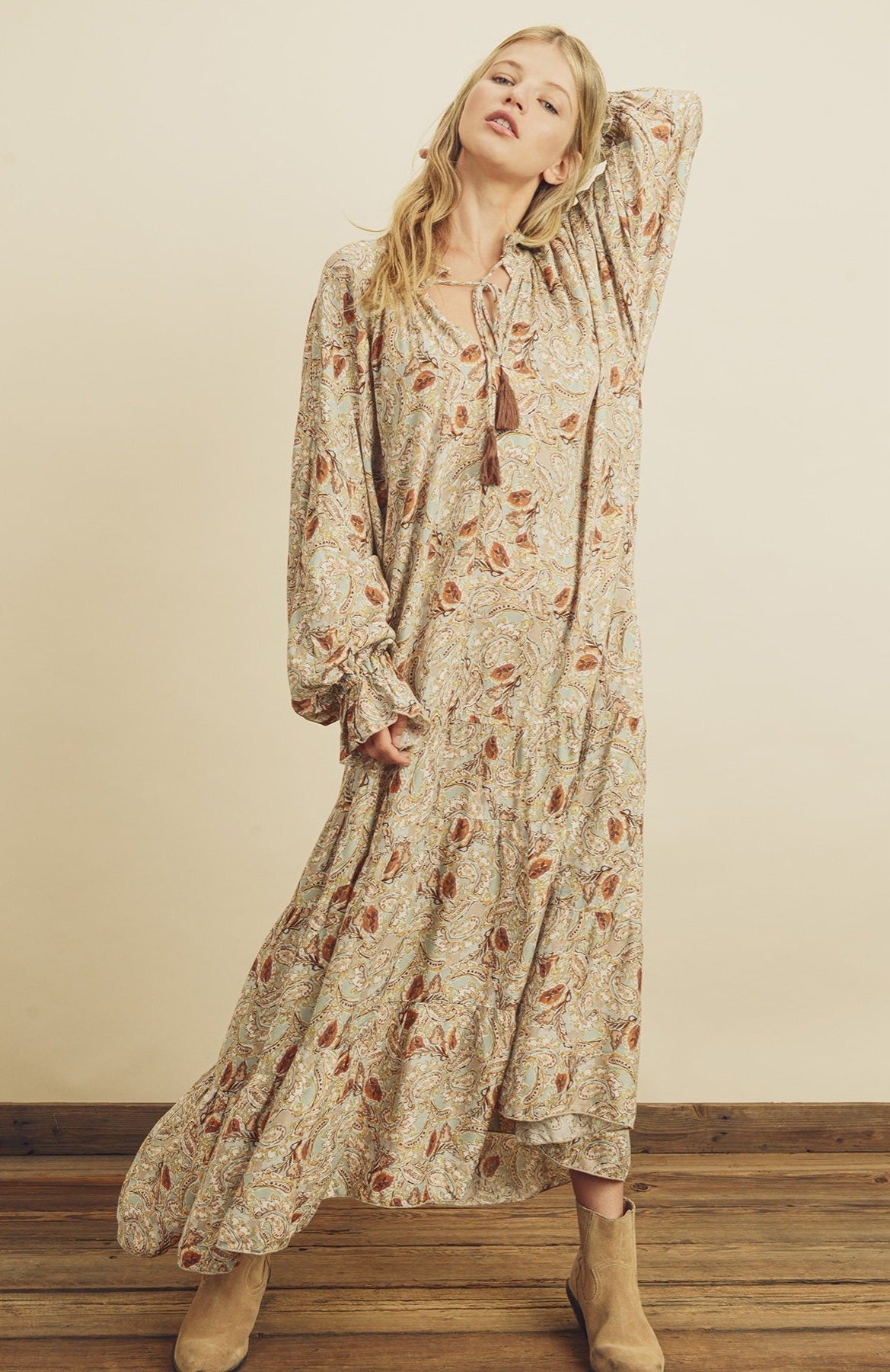 Dress Forum Paisley Maxi Dress (S)