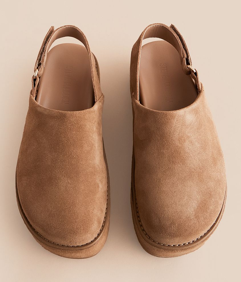 Steve Madden Leather Platform Clogs (7.5)