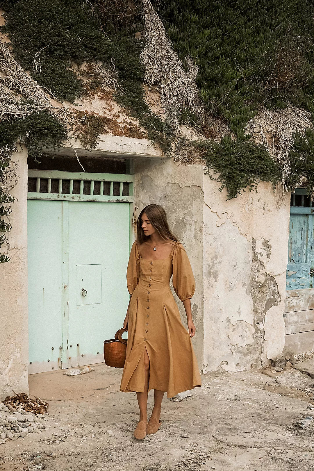 NEW By Together Mustard Midi Dress (M)