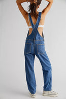 Free People Ziggy Denim Overalls (L)