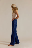 Free People Baggy Wide Leg Jeans (28)