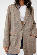 Free People Houndstooth Blazer (XS)