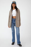 Free People Houndstooth Blazer (XS)