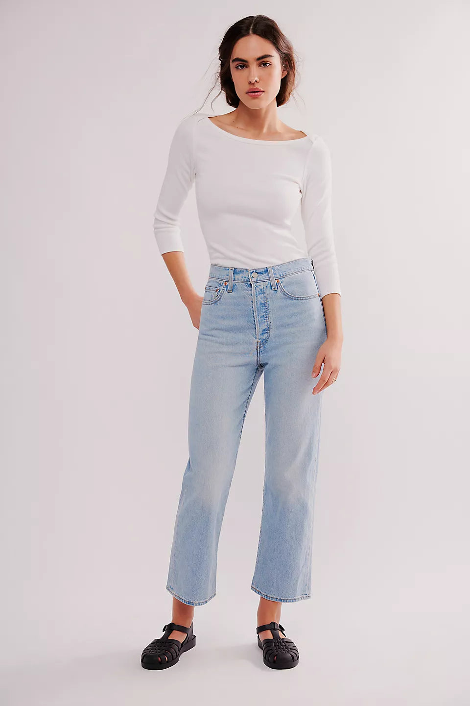 Levi's Ribcage Straight Jeans (25)