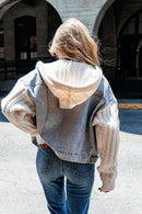 Elan Denim Sweater Jacket (M)