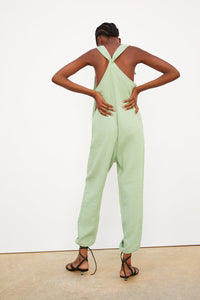 Zara Green Gauze Jumpsuit (M)