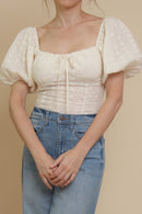 By Together Floral Embroidered Top (S)