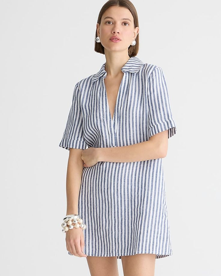 J.Crew Linen Tunic Dress (MP)