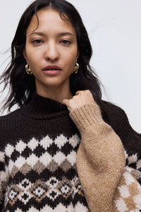 NEW Fairisle Turtleneck Sweater (S)