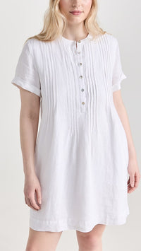 Faherty 100% Linen Mini Dress (S)