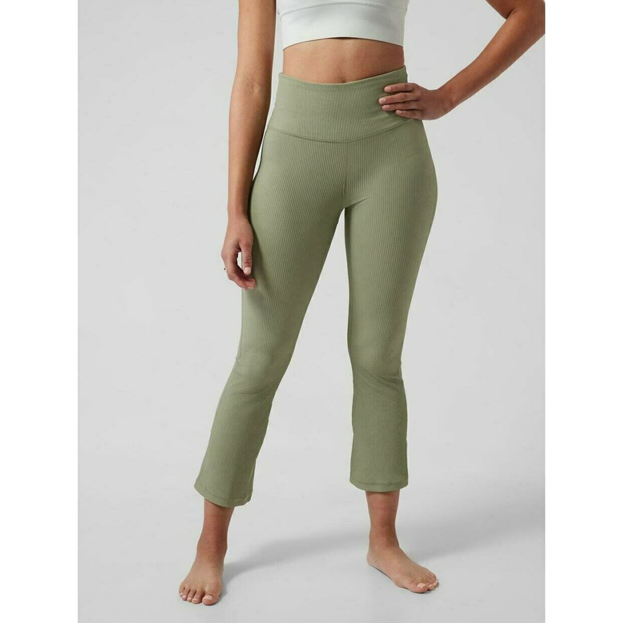 Athleta Sage Crop Flare Leggings (S)