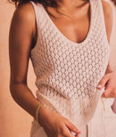 NEW Marine Layer Crochet Tank (M)