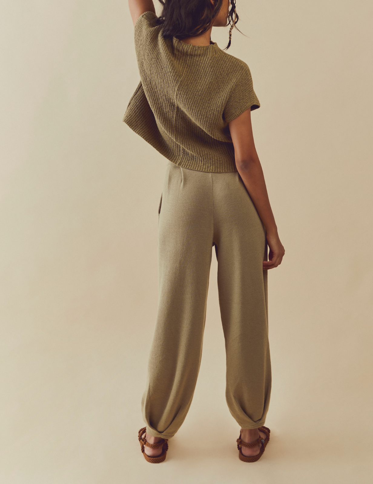Free People Sage Knit Pants (L)