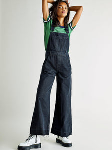 Free People Wide Leg Overalls (M)