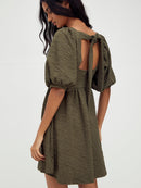 Free People Puff Sleeve Dress (XS)