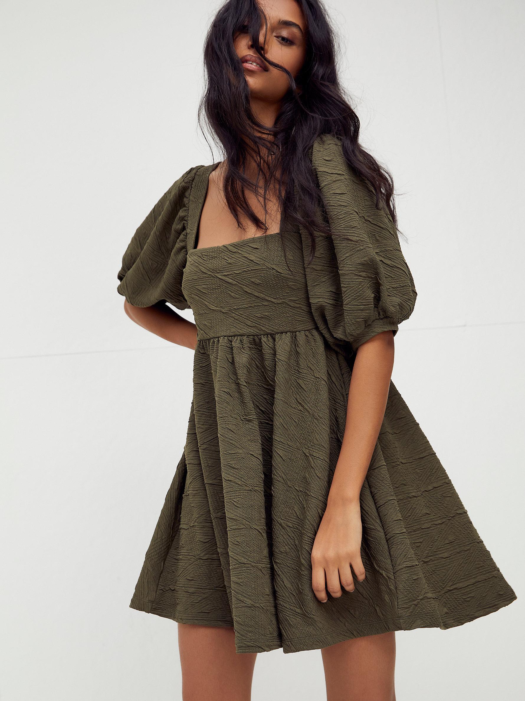 Free People Puff Sleeve Dress (XS)