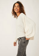 Free People Relaxed Cotton Tee (S)