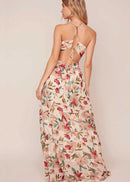 Astr Floral Maxi Dress (L)