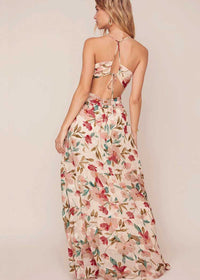 Astr Floral Maxi Dress (L)
