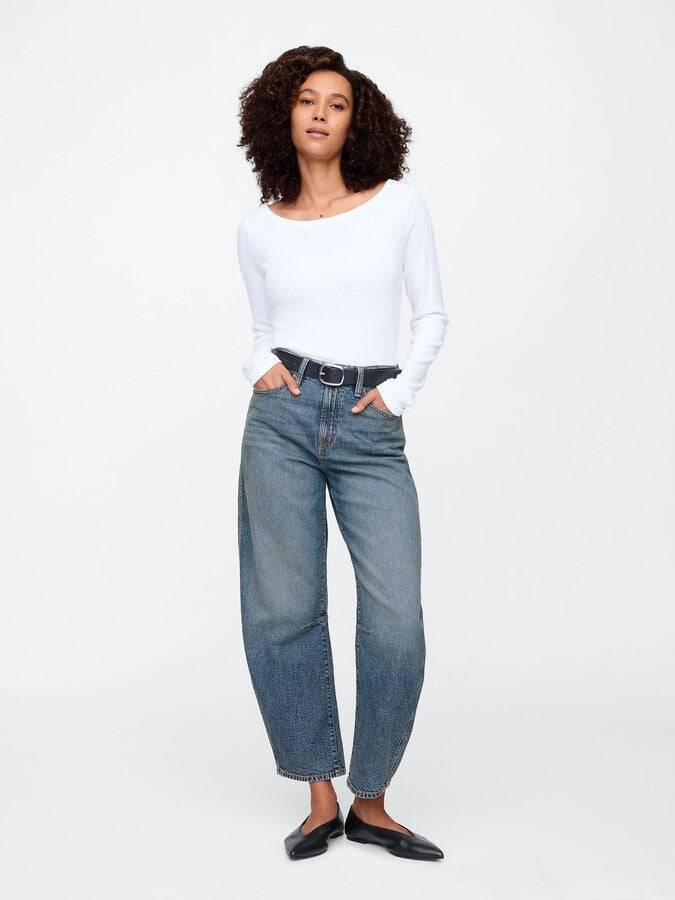 NEW Gap Relaxed Barrel Jeans (16/33)
