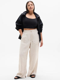 Athleta Wide Leg Linen Pants (MT)