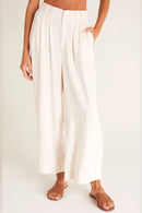 Z Supply Linen Blend Wide Leg Pants (S)