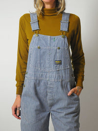 Vintage Oshkosh Striped Overalls (M)