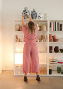 Linenfox Gingham Wide Leg Pants (Fits M/L)