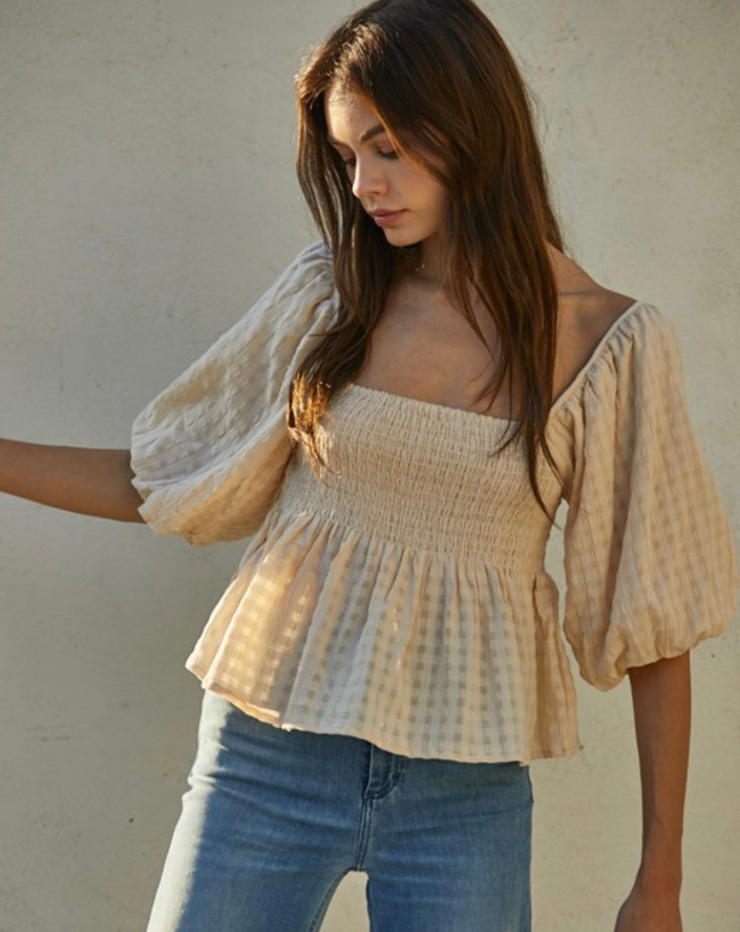 By Together Smocked Top (M)