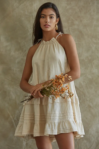 By Together Ruffle Cotton Dress (M)