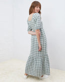 Upwest Gingham Maxi Dress (M)