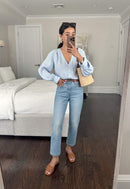 Levi's Light Wash Wedgie Straight Jeans (26)