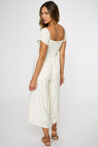 Floral Wide Leg Jumpsuit (M)