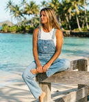 Levi's Light Wash Denim Overalls (XS)