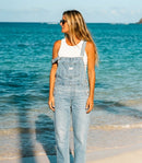 Levi's Light Wash Denim Overalls (XS)
