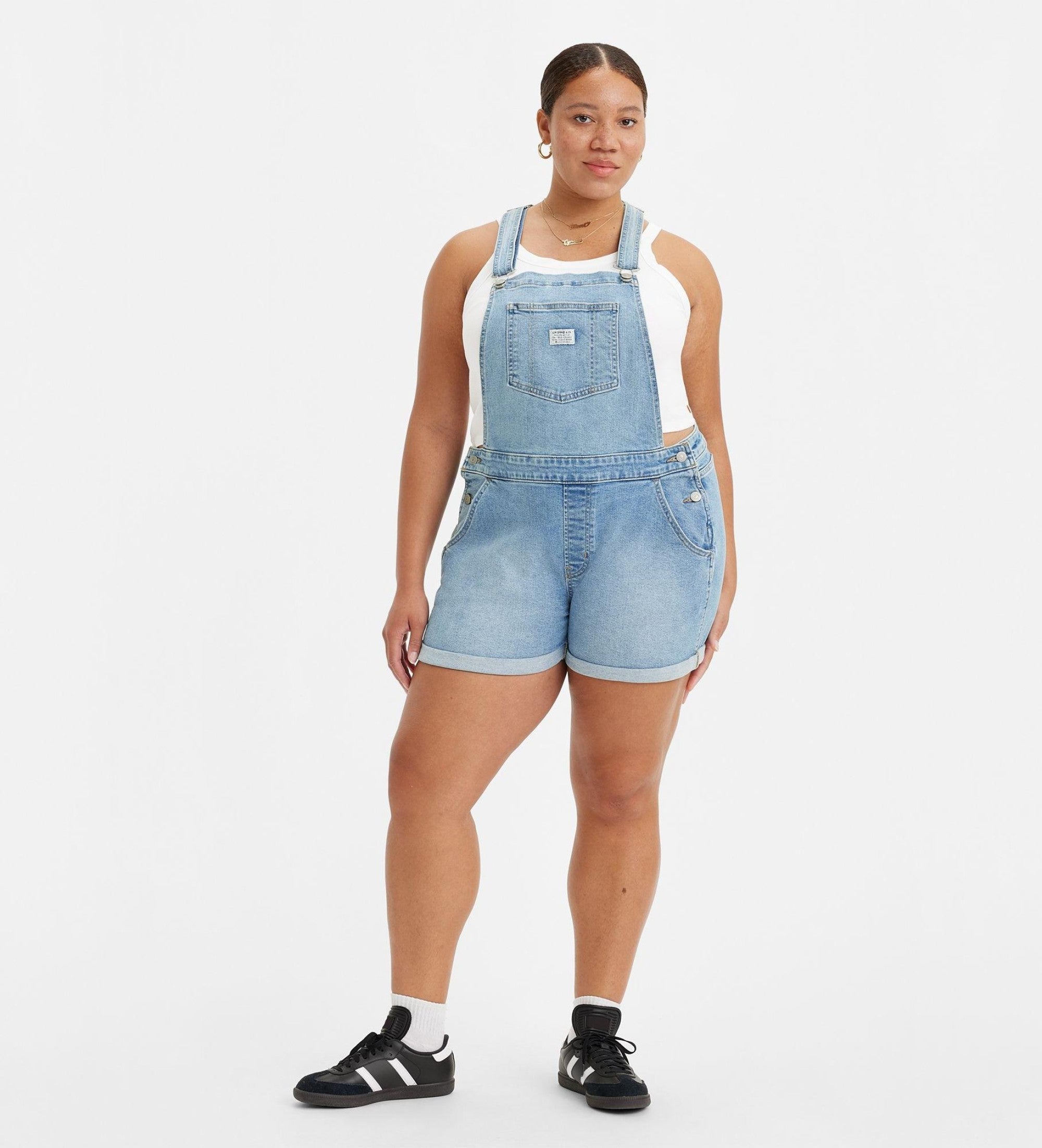 Levi's Denim Shortalls (22W)
