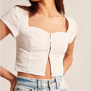 Abercrombie Corset Crop Top (S)