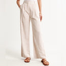 Abercrombie Linen Blend Wide Leg Pants (27/4)