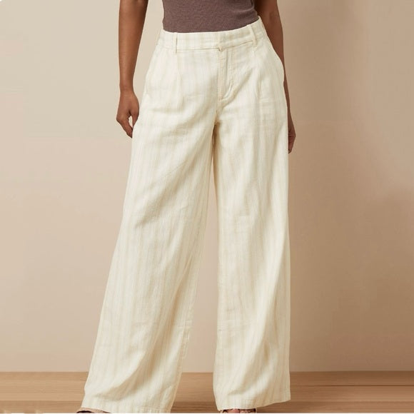 Linen Cotton Blend Wide Leg Pants (16)