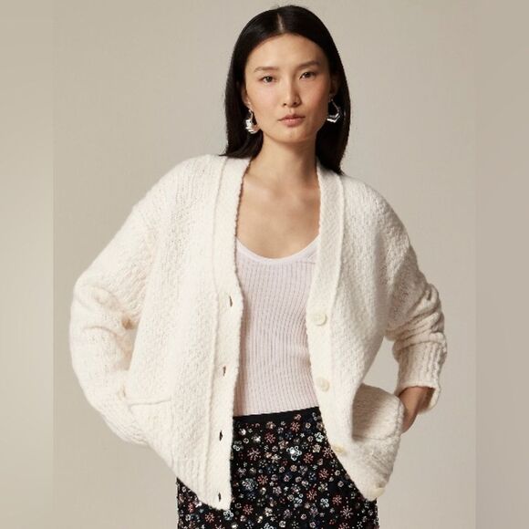 J.Crew Wool Blend Oversized Cardigan (L)