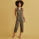 NEW Marine Layer Dusty Olive Jumpsuit (L)