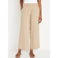 Cotton Gauze Wide Leg Pants (M)