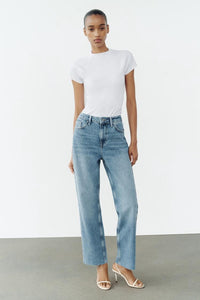 Zara Relaxed Straight Jeans (4)