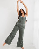 Aerie Green Wide Leg Overalls (M)