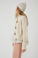 Free People Chunky Textured Cardigan (S)