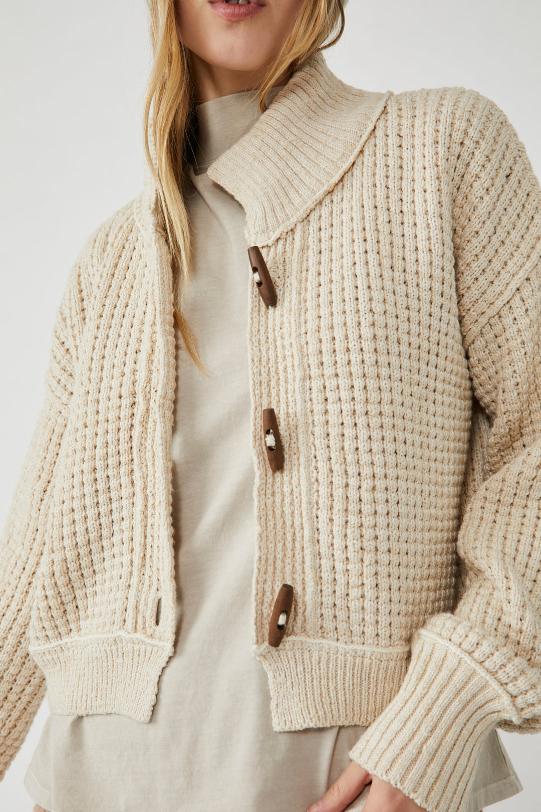 Free People Chunky Textured Cardigan (S)
